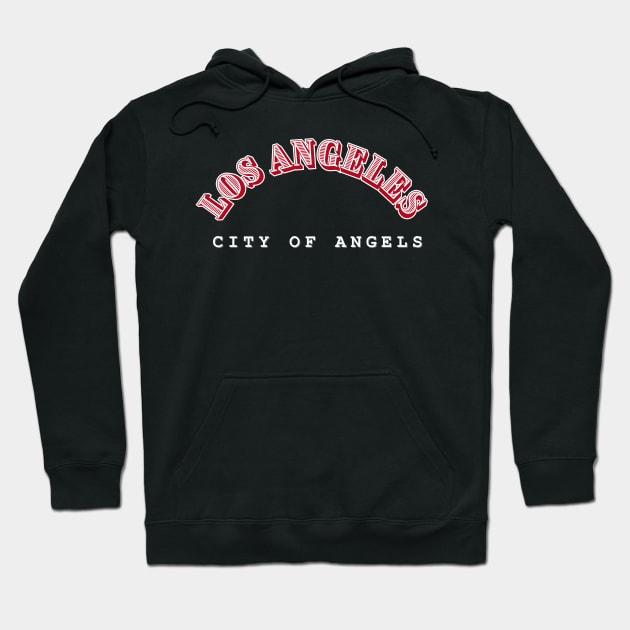 Los Angeles: City of Angels Hoodie by Heartfeltarts